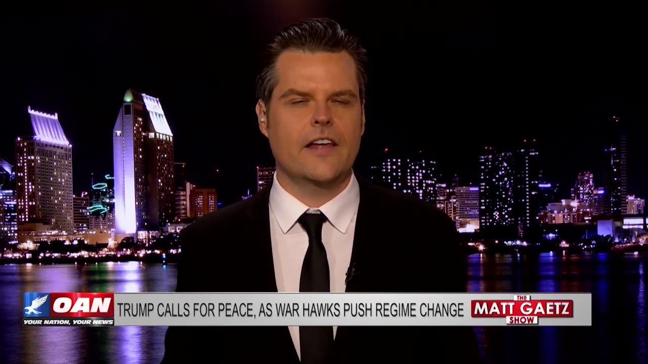 Matt Gaetz Believes President Trump Is Against War but NeoCons and Netanyahu Are Influencing Him