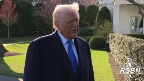 President Trump takes questions before leaving for Bedminster