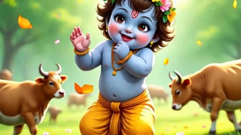 Baby Krishna Dancing Video (6)