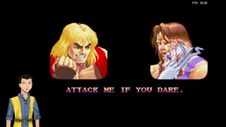 Super Street Fighter 2 (PS1RetroArch) Ken arcade run!