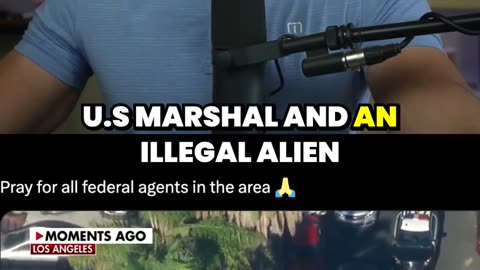 Illegal Alien SHOOTS U.S. Marshal During LA Immigration Raid