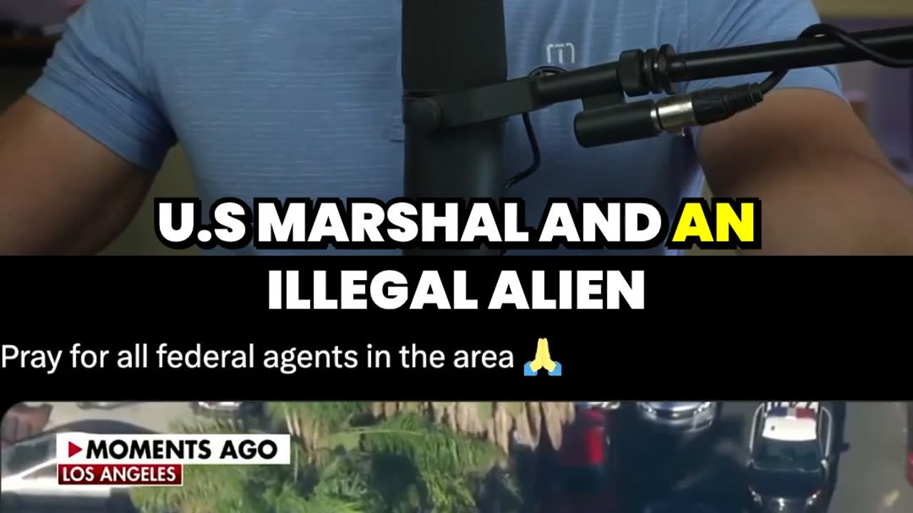 Illegal Alien SHOOTS U.S. Marshal During LA Immigration Raid