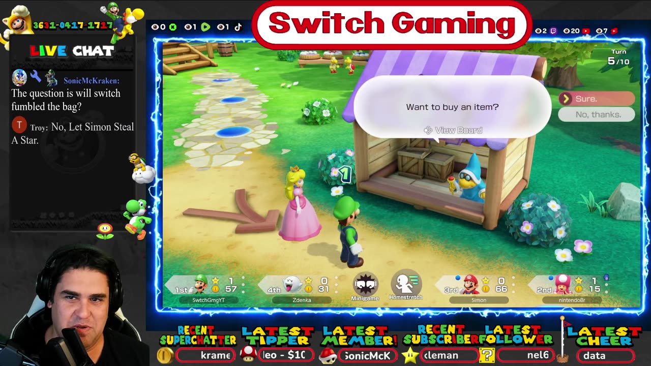 Super Mario Party Jamboree LIVE with Viewers on Nintendo Switch 2!
