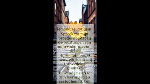 Iemand zei