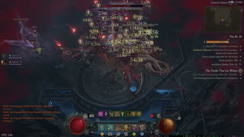 DIablo 4 PC HD 1080p MAX SETTINGS No RTX DLSS Performance + Frame Gen 5700X3D + RTX 5060 TI OC 16GB