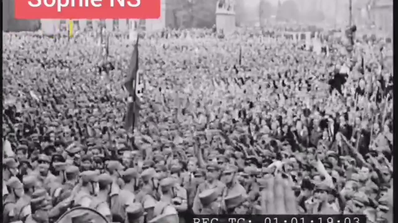 Joseph Goebbels speaks to the german youth