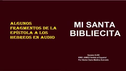 MI SANTA BIBLIECITA 58 Hebreos