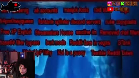 Goblina bored by Madoken's ice berg video (fishnet exclusive)