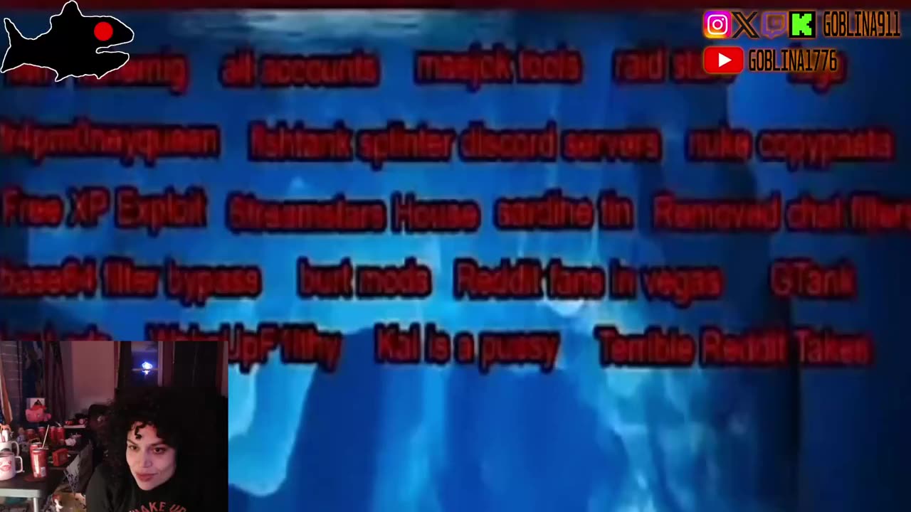Goblina bored by Madoken's ice berg video (fishnet exclusive)
