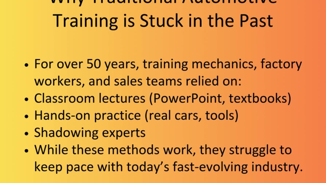 Auto Training 2.0