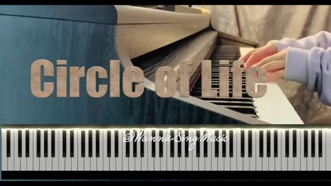 Circle of Life PIANO Easy Slow Tutorial