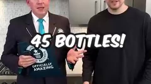 Mr Beast Breaking Glass on his head
