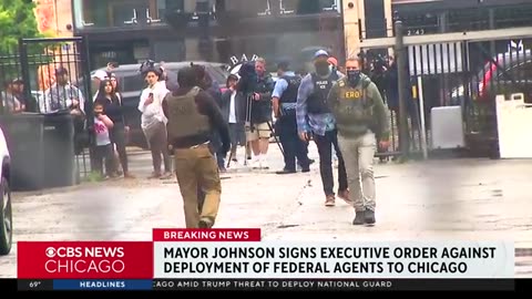 Mayor Johnson signs executive order against deployment of federal agents to Chicago