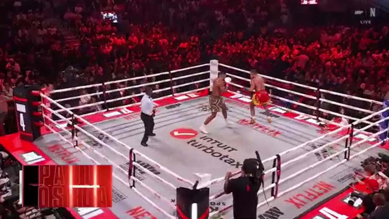 Anthony Joshua Knocks Out Jake Paul At Netflix Boxing Event