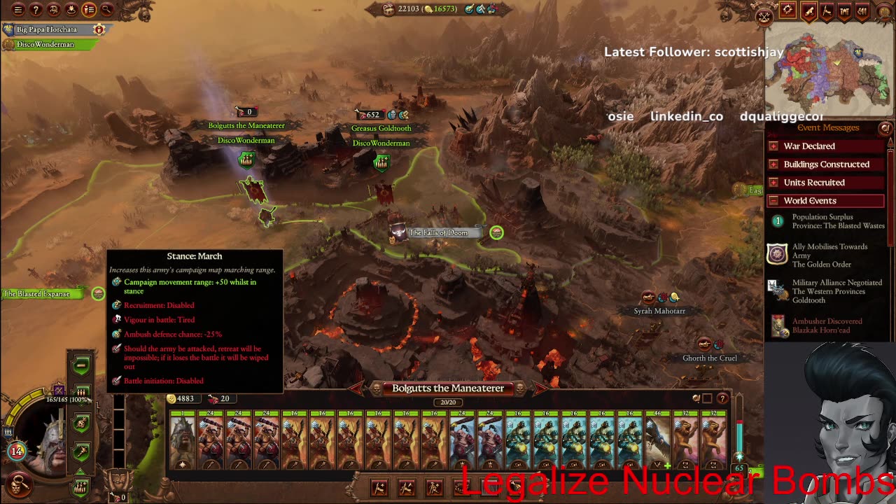 Total War Warhammer 3 Co-op Campaign, Ogre Gang.