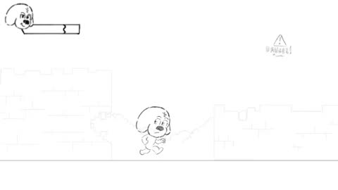Unexpected threat, Lexi's panic run animation