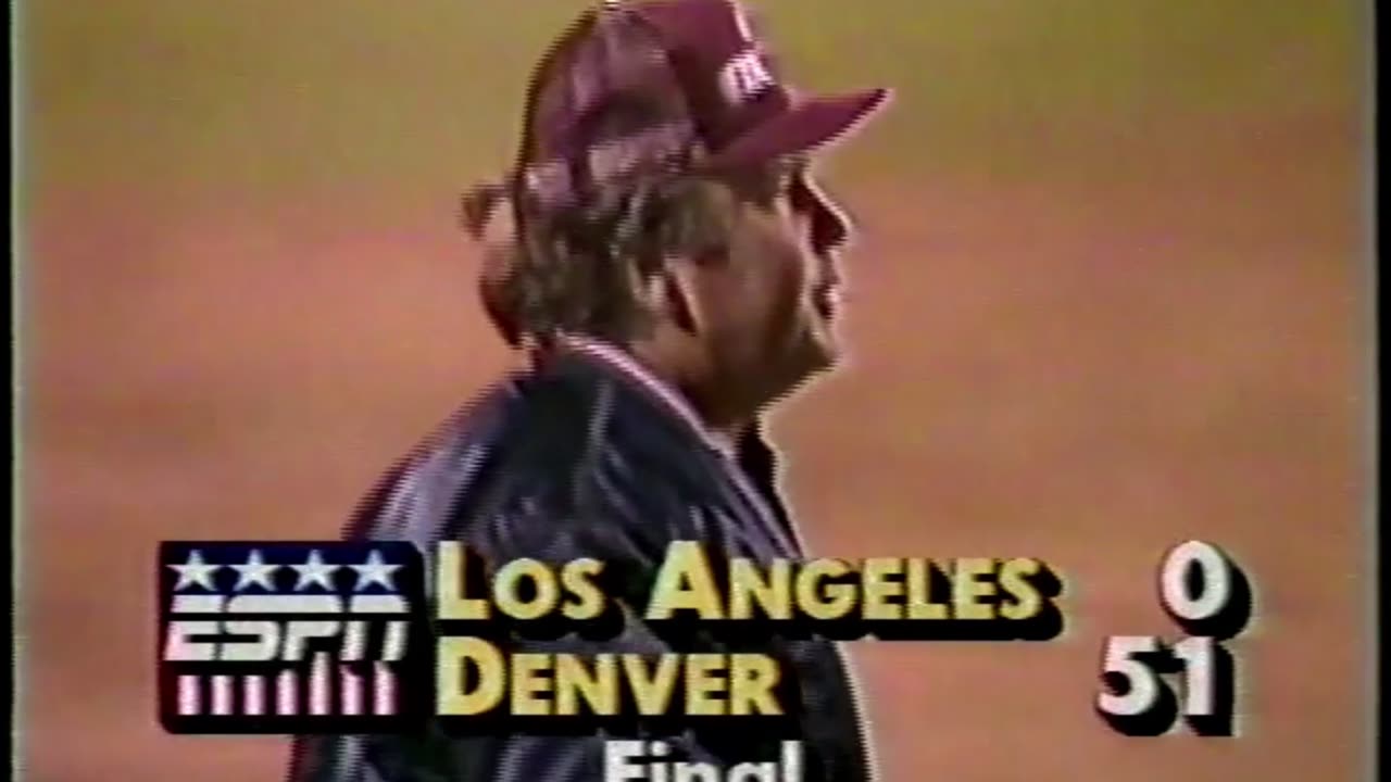 USFL 1985 LA EXPRESS AT DENVER GOLD