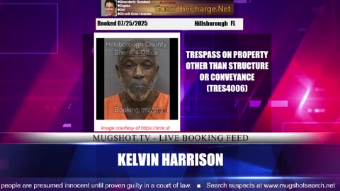 Mugshot TV - Live Arrest Booking Video Stream