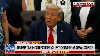 REPORTER: "You're renaming the Dept. of Defense the Dept. of war..