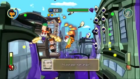 Phineas and Ferb: Across the 2nd Dimension - Flight Over Gelatin