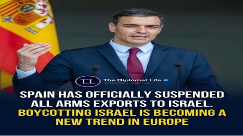 #Spain has officially suspended all arms exports to Israel