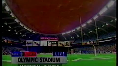 CFL 1996 BC LIONS AT MONTREAL ALOUETTES