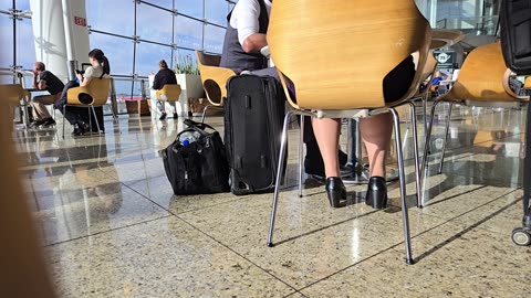 Operation Airhose Shoeplay under chair 