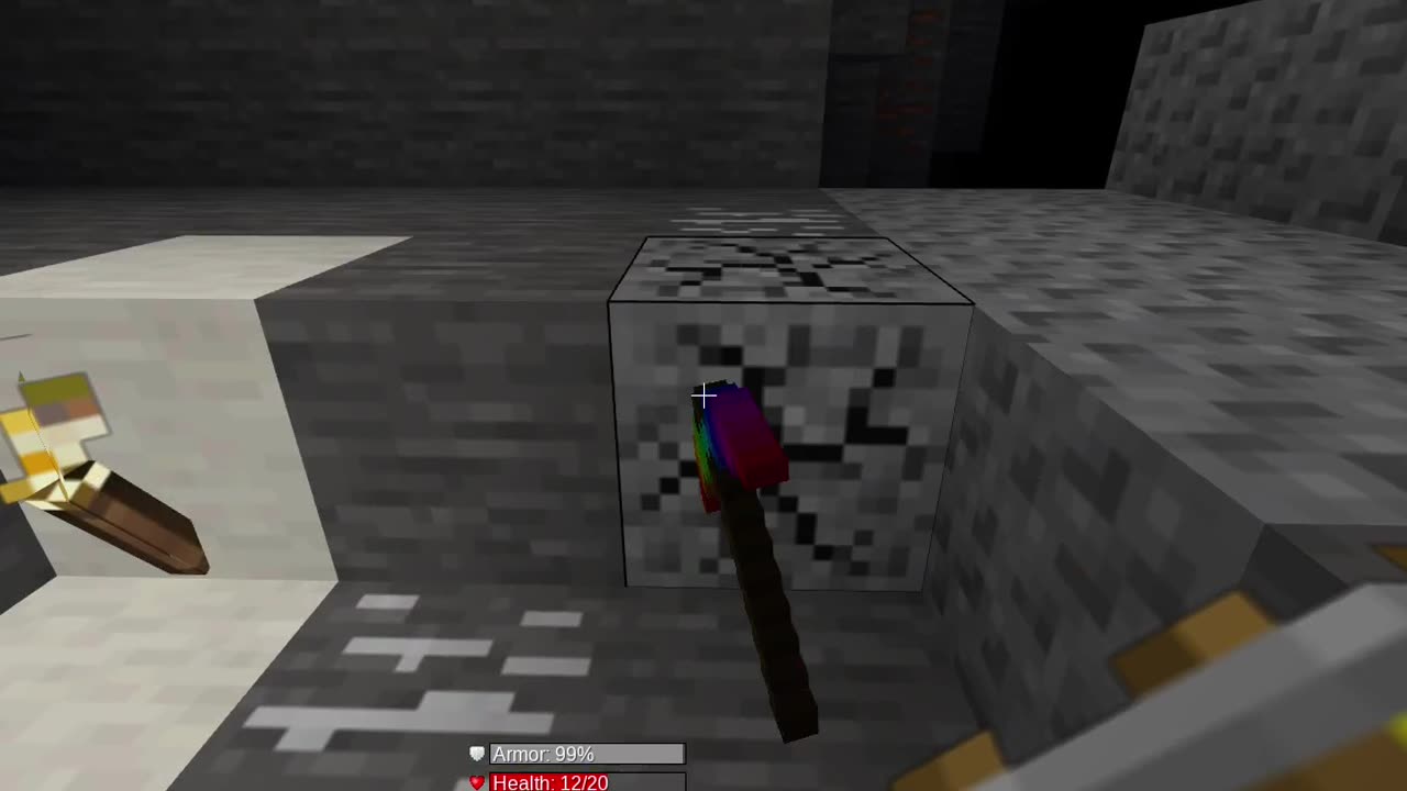 Minetest D7 zAxis-1400 to -1500 and so on (tunnel expansion)