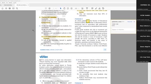 VONEX REPASO 2025 - 1 | Semana 09 | Inglés