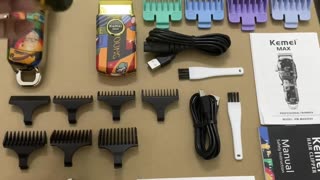 Rechargeable Graffiti Pattern Electric Hair Clipper Professional Barber Trimmer