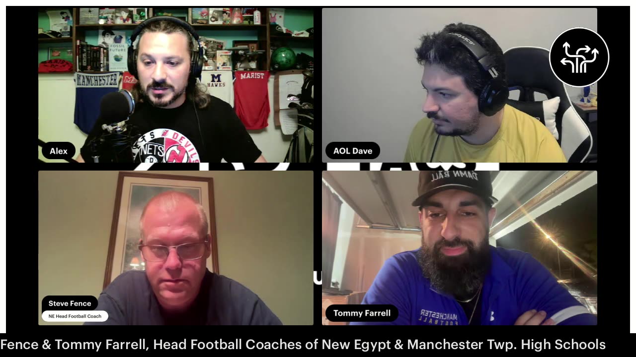 176. Steve Fence & Tommy Farrell, Head Football Coaches of New Egypt & Manchester Twp. High Schools