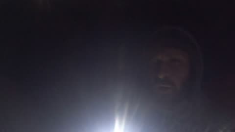 Subiendo al Nevado Ampay de noche en luna llena