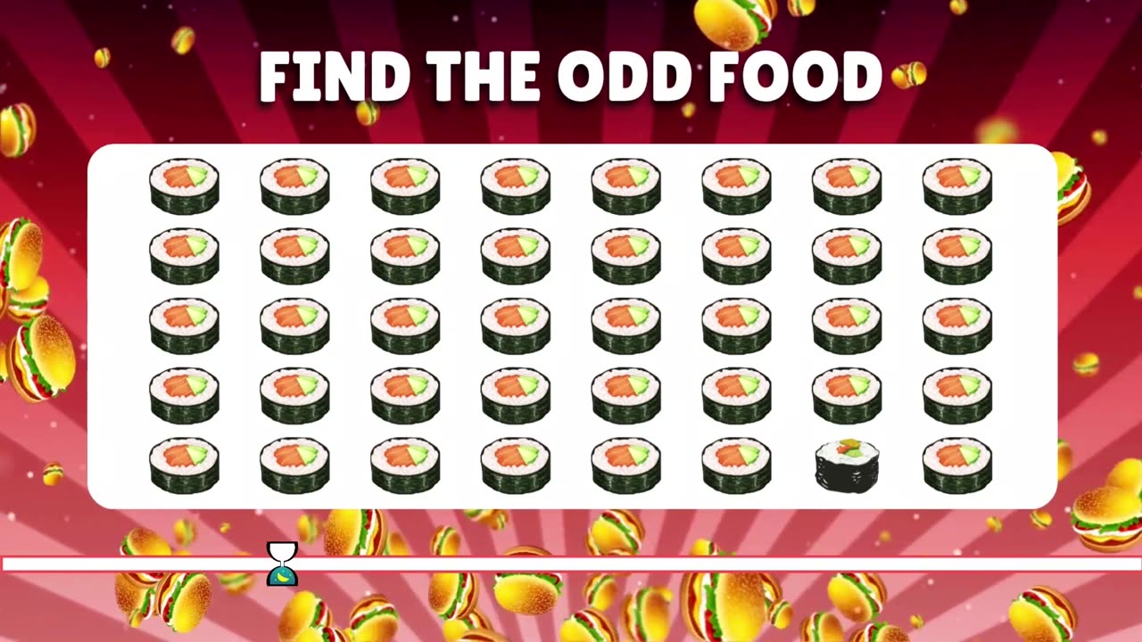 Find the ODD One Out - Food Edition! | Easy, Medium, Hard - 60 Levels Emoji Quiz