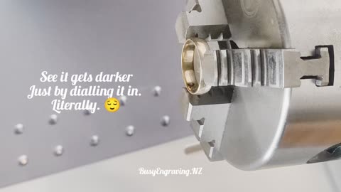 Ring Engraving with 3D UV Laser