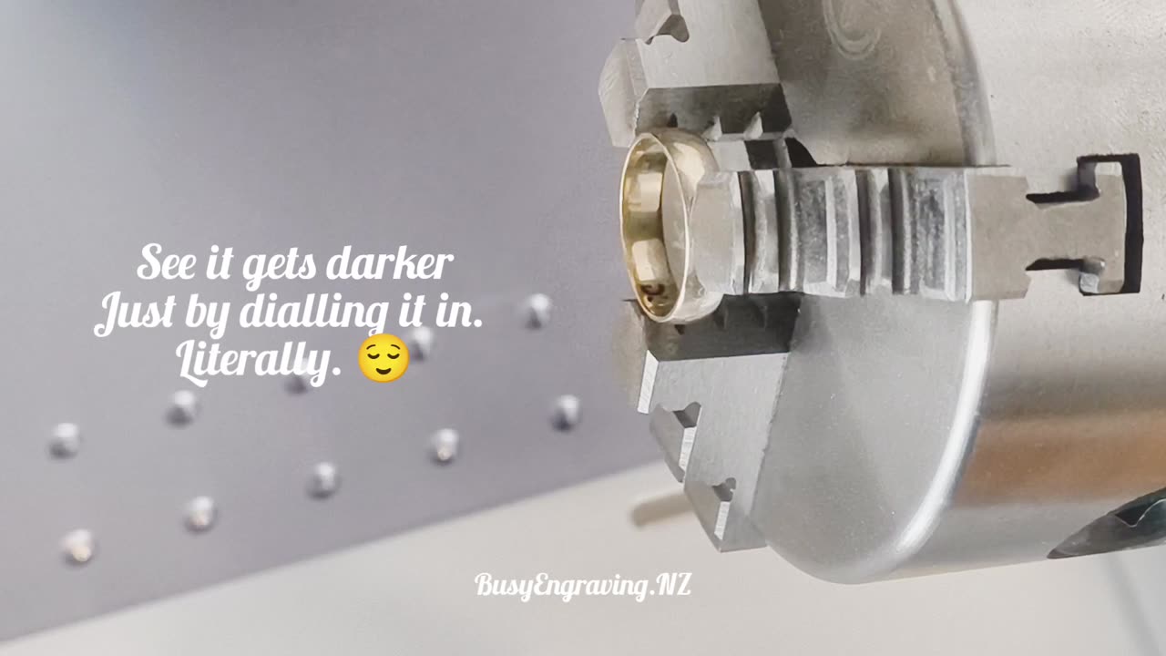 Ring Engraving with 3D UV Laser