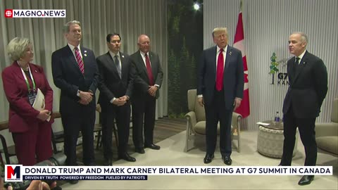 🇺🇸 President Donald Trump meets PM Mark Carney at G7 Summit in Alberta, Canada [LIVE]