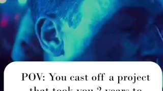 POV: you cast off a project that took you nearly 2 years to make