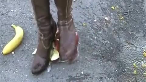 Crush Under Brown Boots