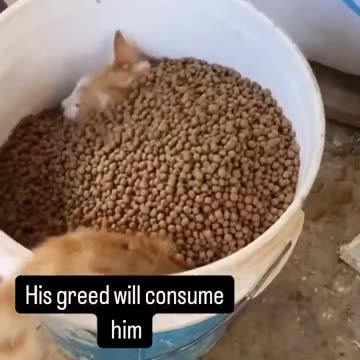 Ha! You can't drown me in food! I'll just eat it all!!!