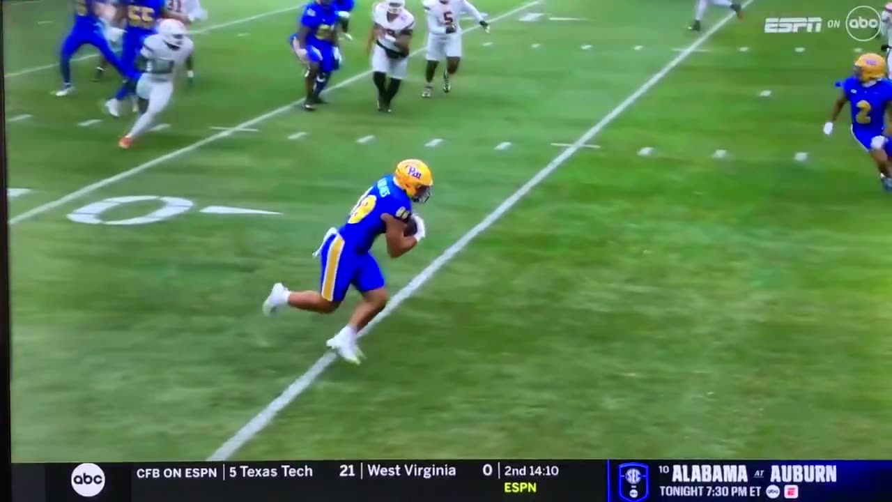 PITT Panthers TE #88 Justin Holmes TD 🏈6yds