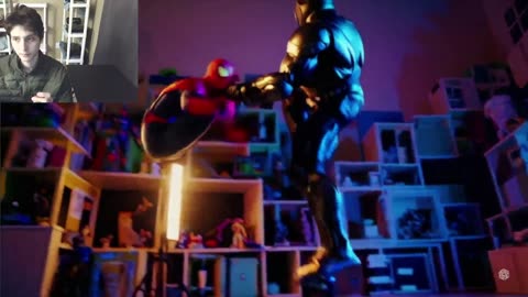 Spider Man Action Figure VS The Robotic Marvel Character Action Figure In A Battle Fake Stop Motion