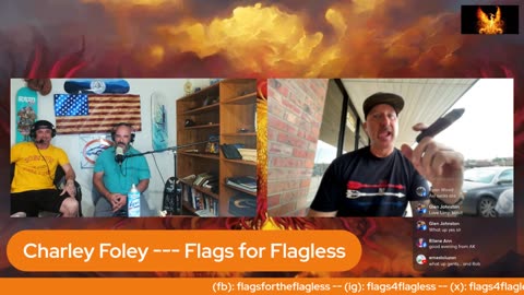 Charley with Flags 4 the Flagless does not smoke cheap cigars