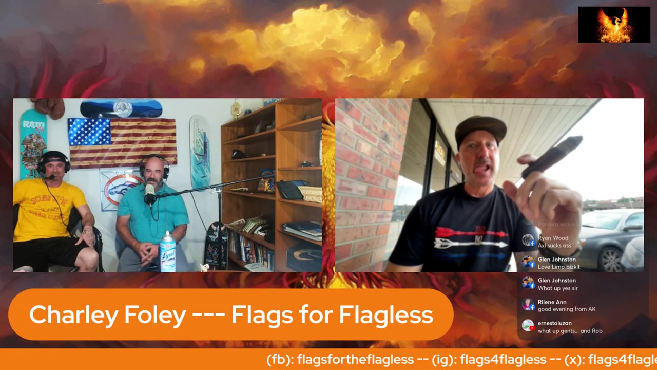 Charley with Flags 4 the Flagless does not smoke cheap cigars