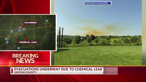DEVELOPING: Evacuations underway after chemical leak at explosives manufacturing