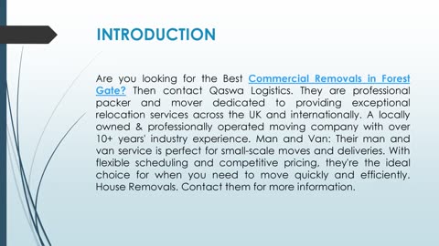 Best Commercial Removals in Forest Gate