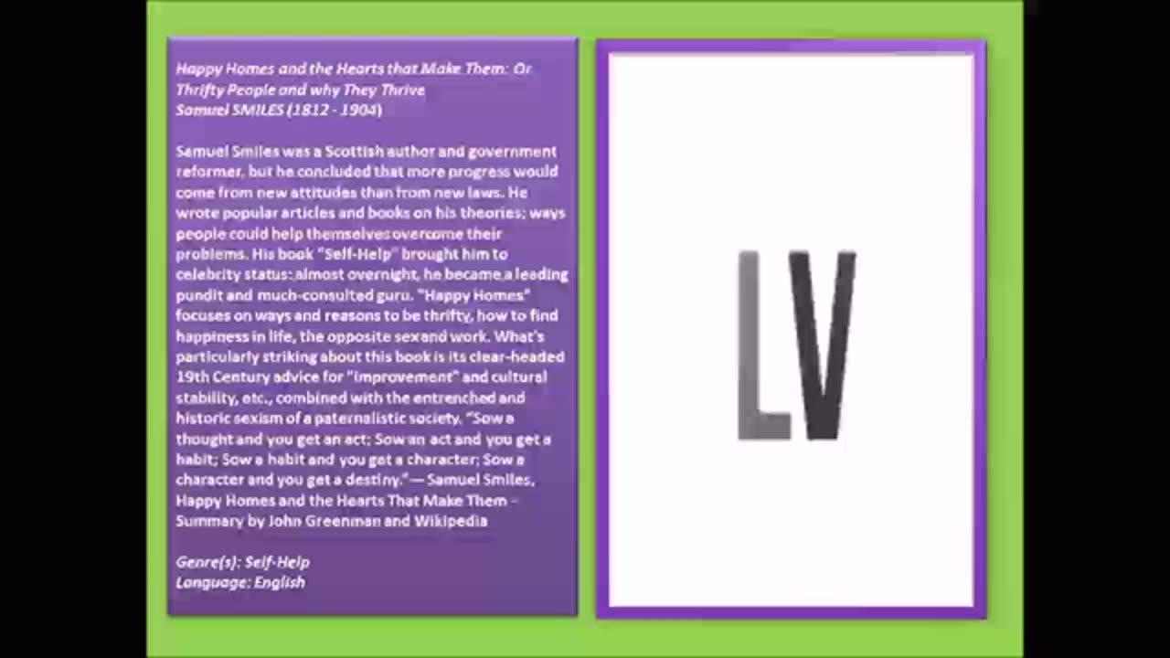 Happy Homes and the Hearts that Make Them- Or Thrifty People and why They Thrive (FULL Audiobook)