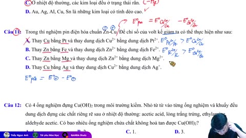 1000 CÂU LÝ THUYẾT HÓA HAY GẶP ĐỀ 16 mp4