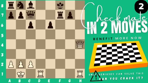 Can you checkmate in 2 moves? (P.12) (White to play)♟️