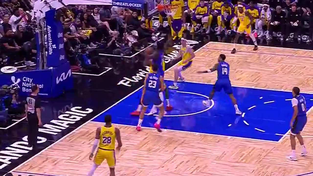 Austin Reaves' Behind-The-Back Pass To LeBron James Went Viral In Lakers-Magic Game