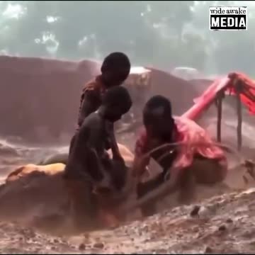 Around 40,000 child slaves work in the extremely hazardous conditions of Congo's cobalt mining industry,